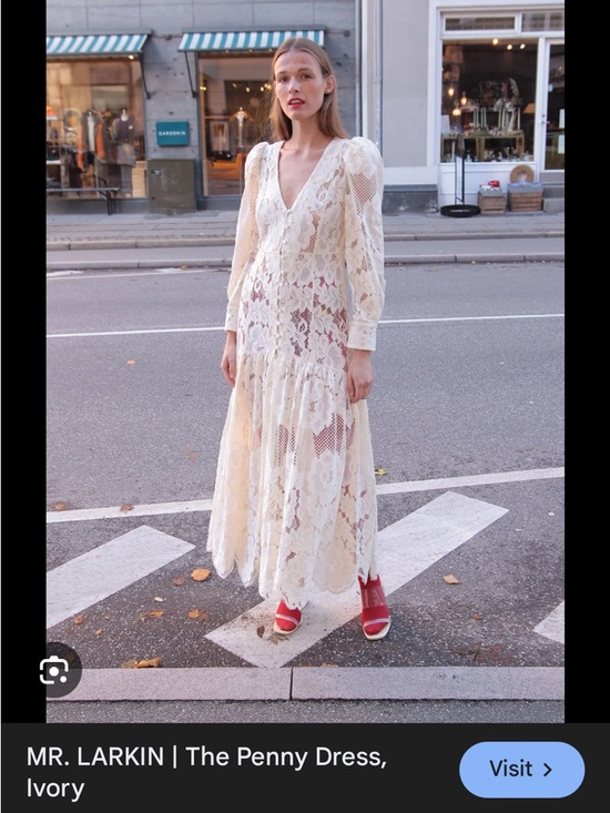 Mr. Larkin Dresses & Skirts - Mr. Larkin Penny Lace Maxi Dress in Ivory